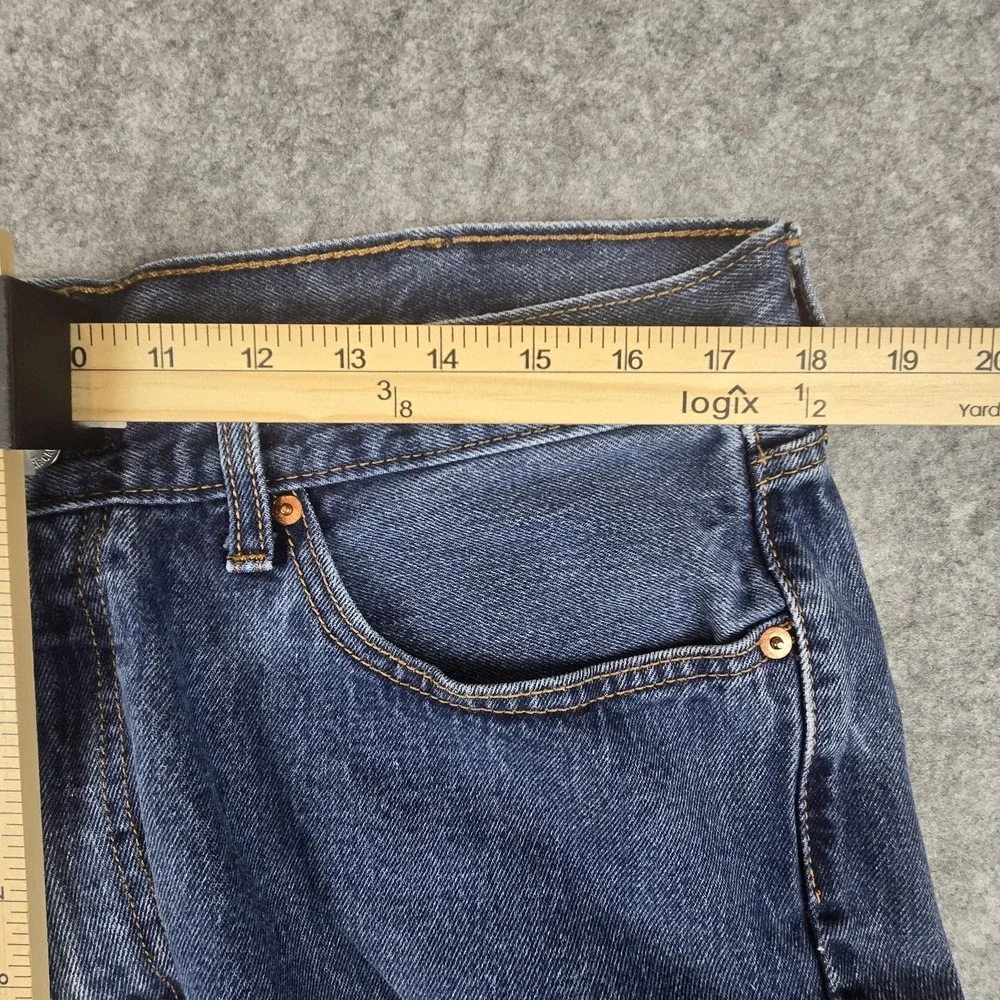 Levi's 550 Jeans Mens 38x29 Blue Relaxed Tapered Denim Zip Fly Medium Wash‎